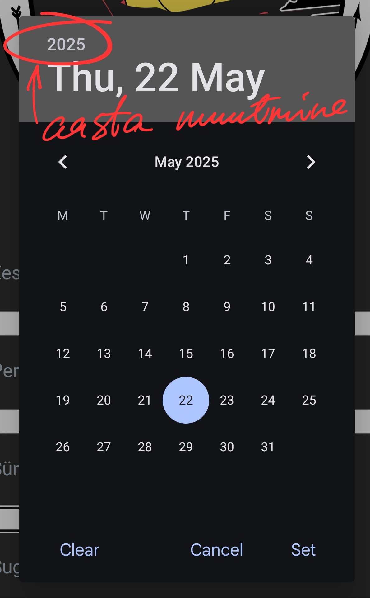 Aasta valimine telefonis